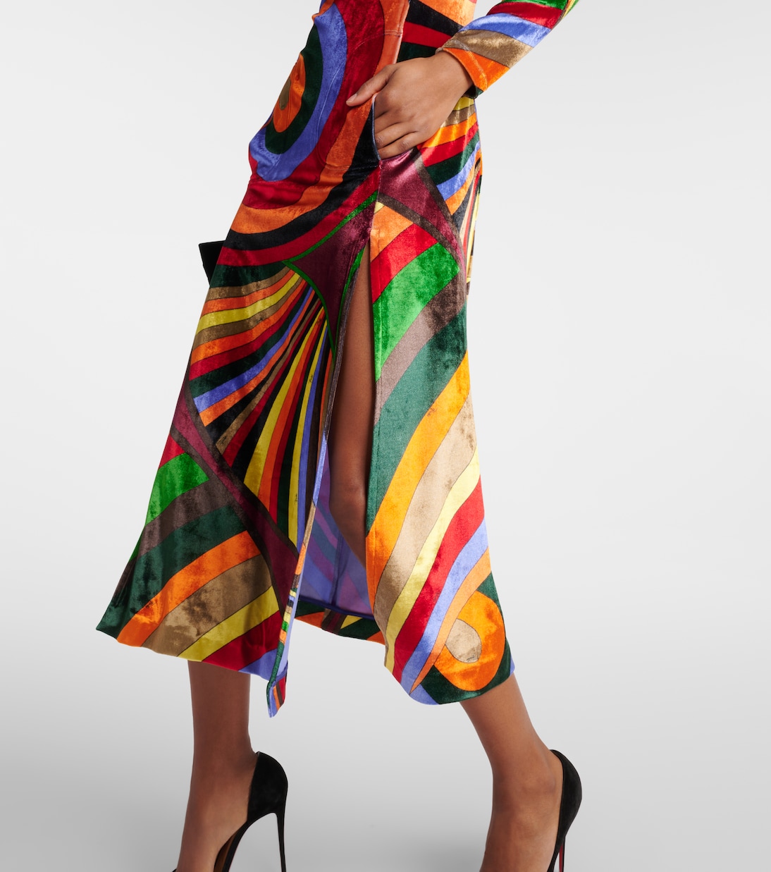 Midikleid Iride aus Samt | Pucci