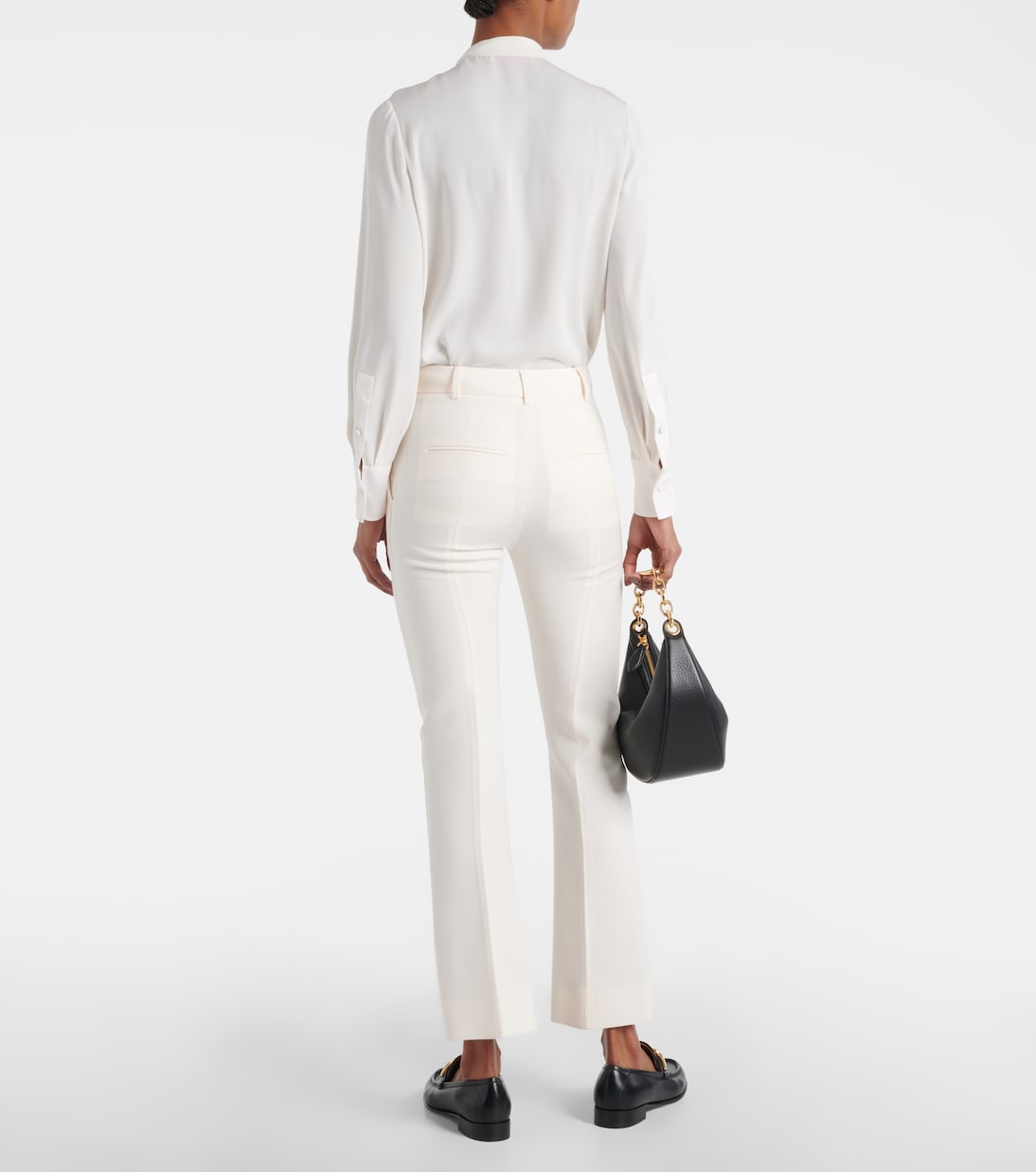 Pantalon droit en Crêpe Couture | Valentino