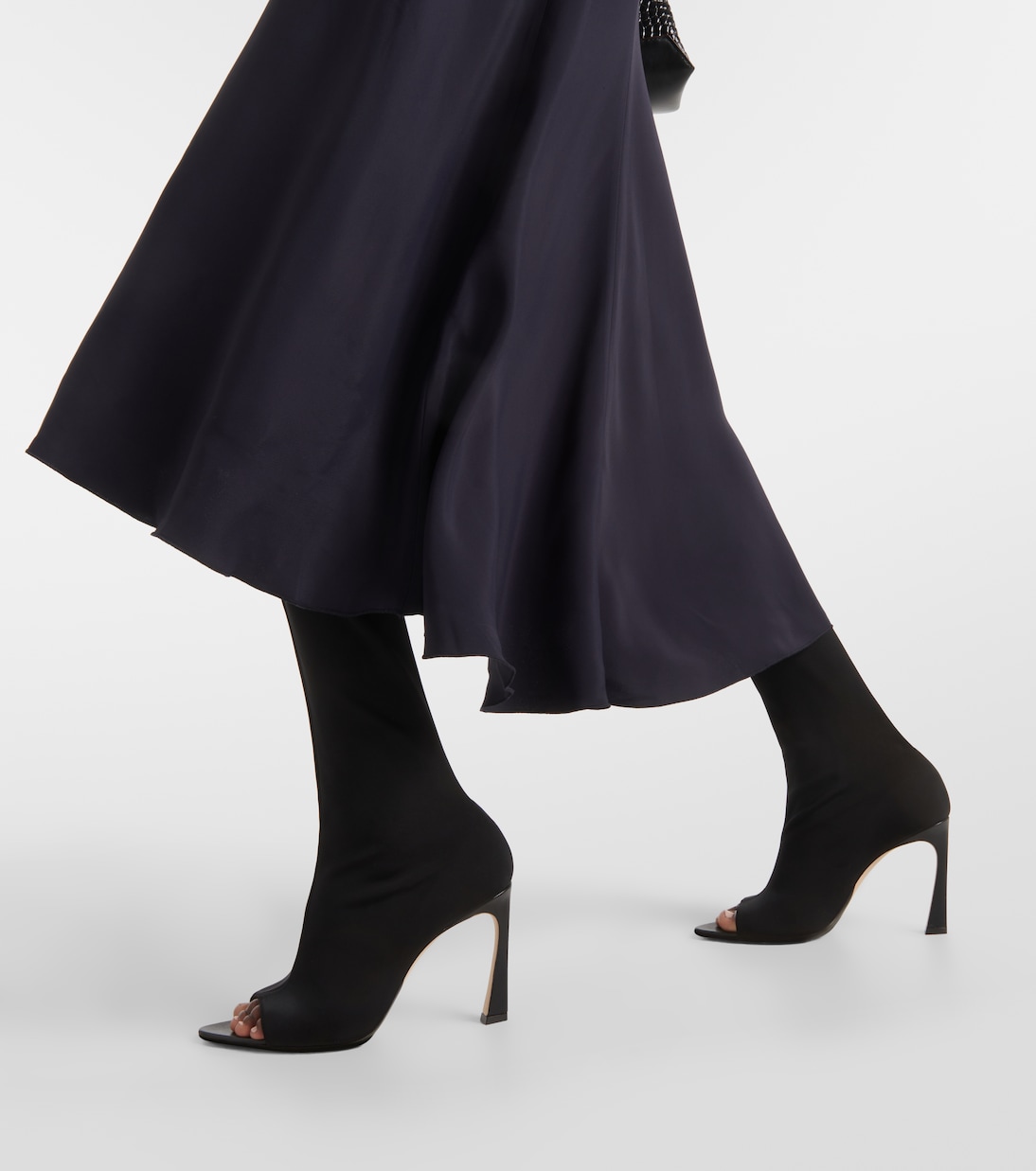Peep Toe over-the-knee boots | Victoria Beckham