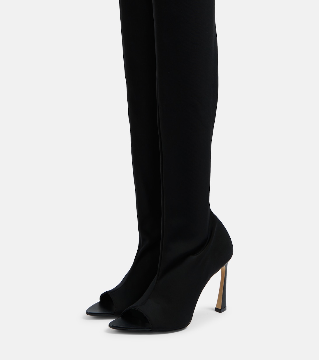 Peep Toe over-the-knee boots | Victoria Beckham