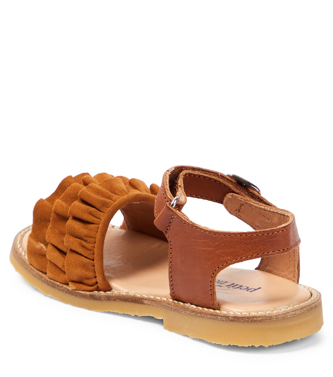 Sandali in pelle con volant | Petit Nord