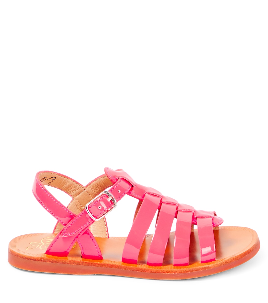 Sandali Plagette Strap in pelle | Pom d'Api