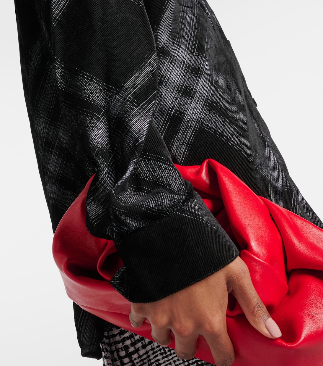 Camicia Burberry Check in velluto | Burberry