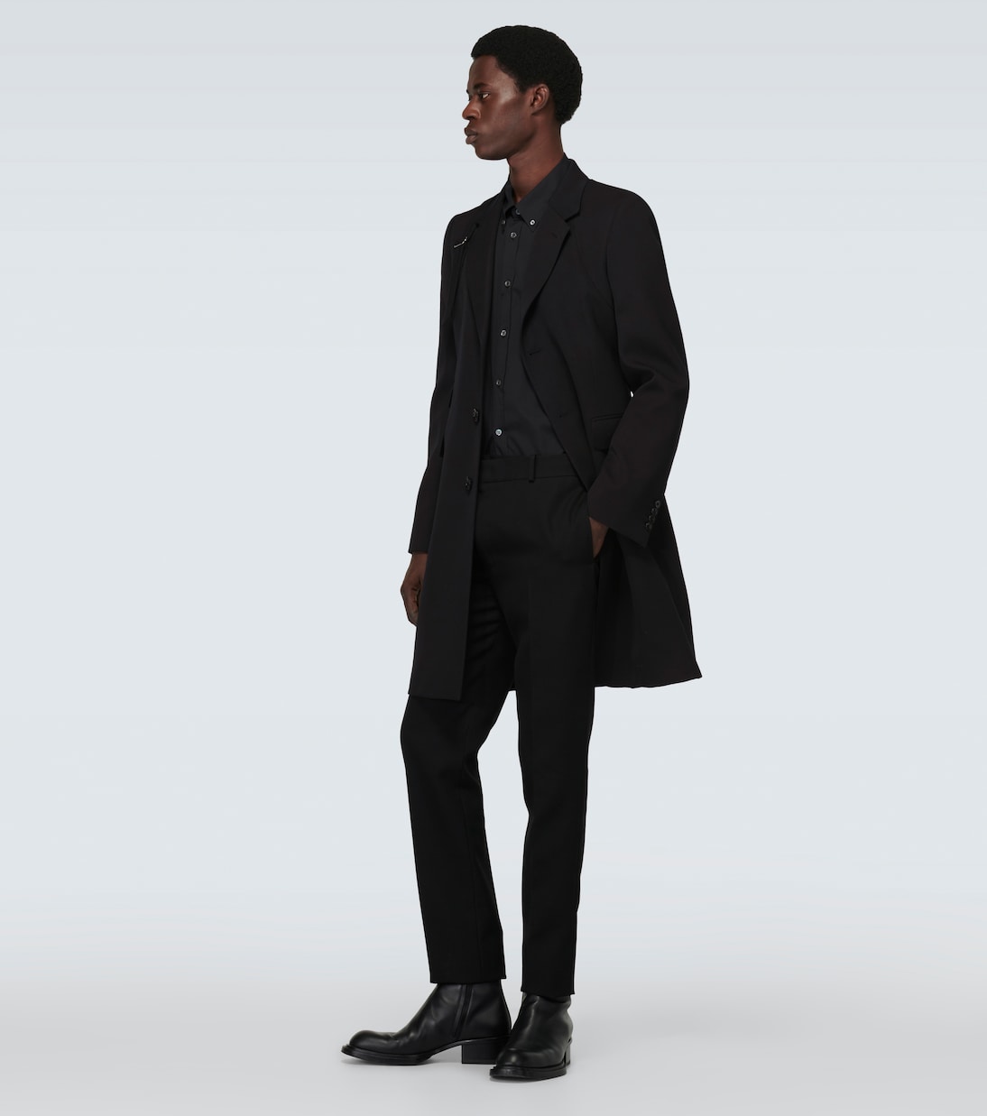 Cotton-blend poplin shirt | McQueen