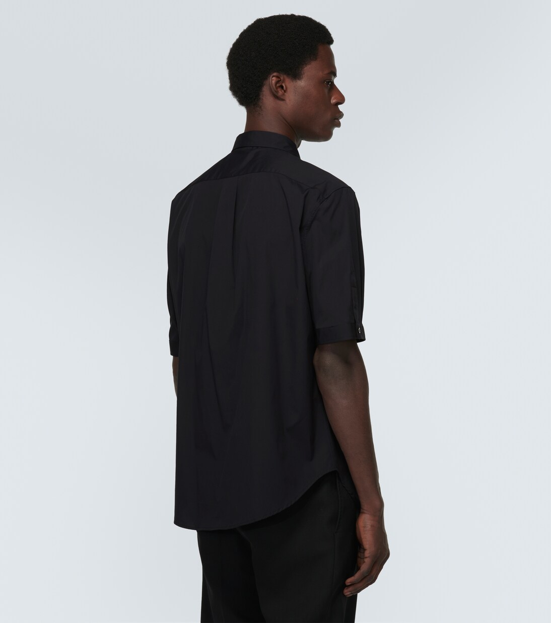 Cotton-blend poplin shirt | McQueen