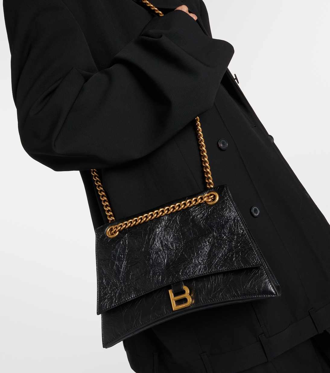 Borsa a spalla Crush Medium in pelle | Balenciaga