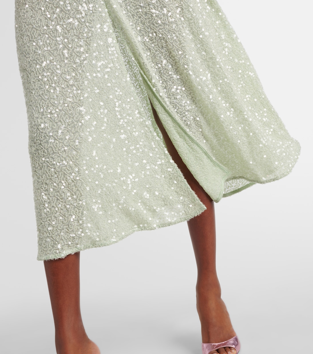 Abito midi con paillettes | Rotate