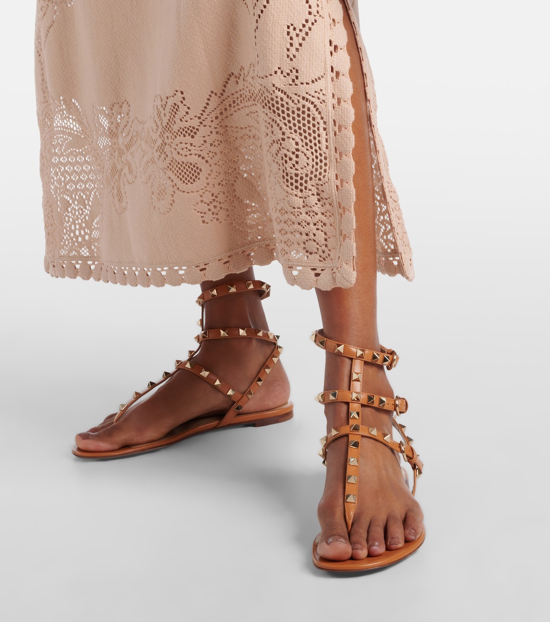 Sandalias Rockstud de piel | Valentino Garavani