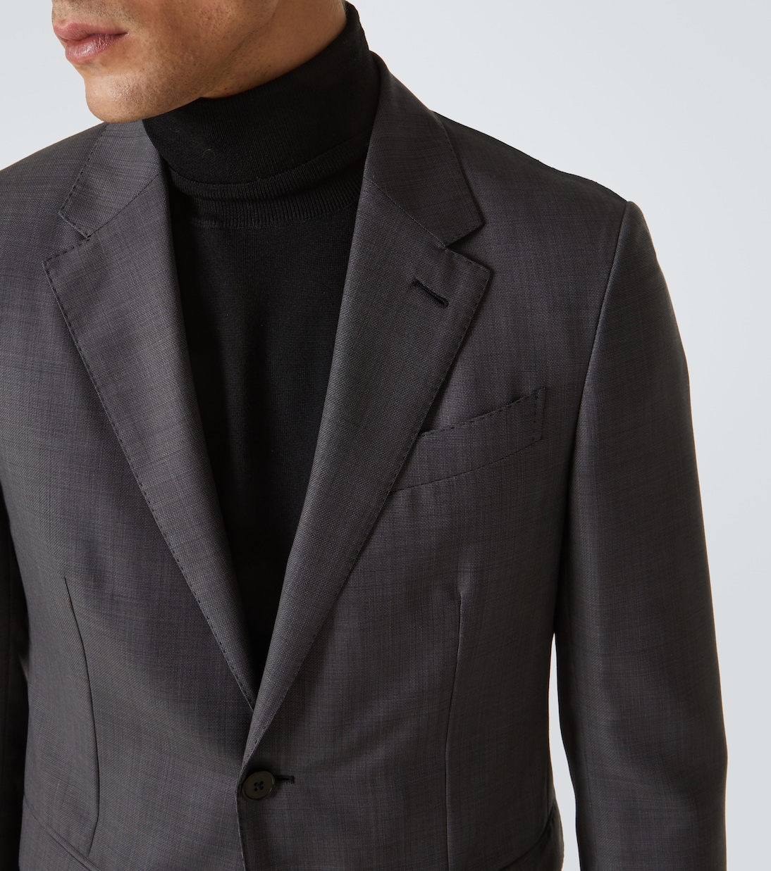 Wool turtleneck sweater | Thom Sweeney