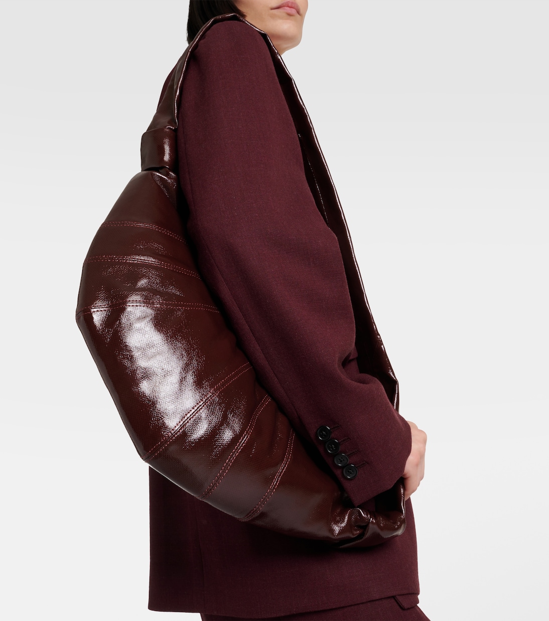 Borsa a spalla Croissant Medium in similpelle | Lemaire