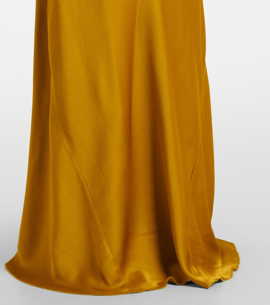 Robe longue en crêpe de satin | Victoria Beckham