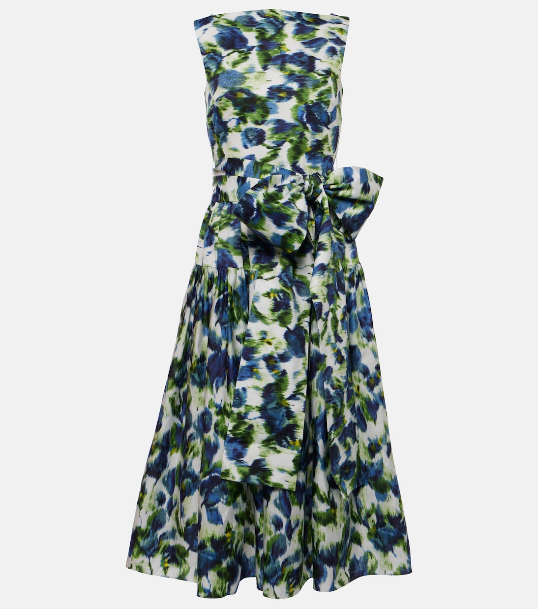 Robe midi en coton à fleurs | Erdem