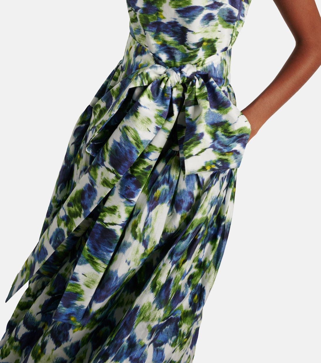 Robe midi en coton à fleurs | Erdem