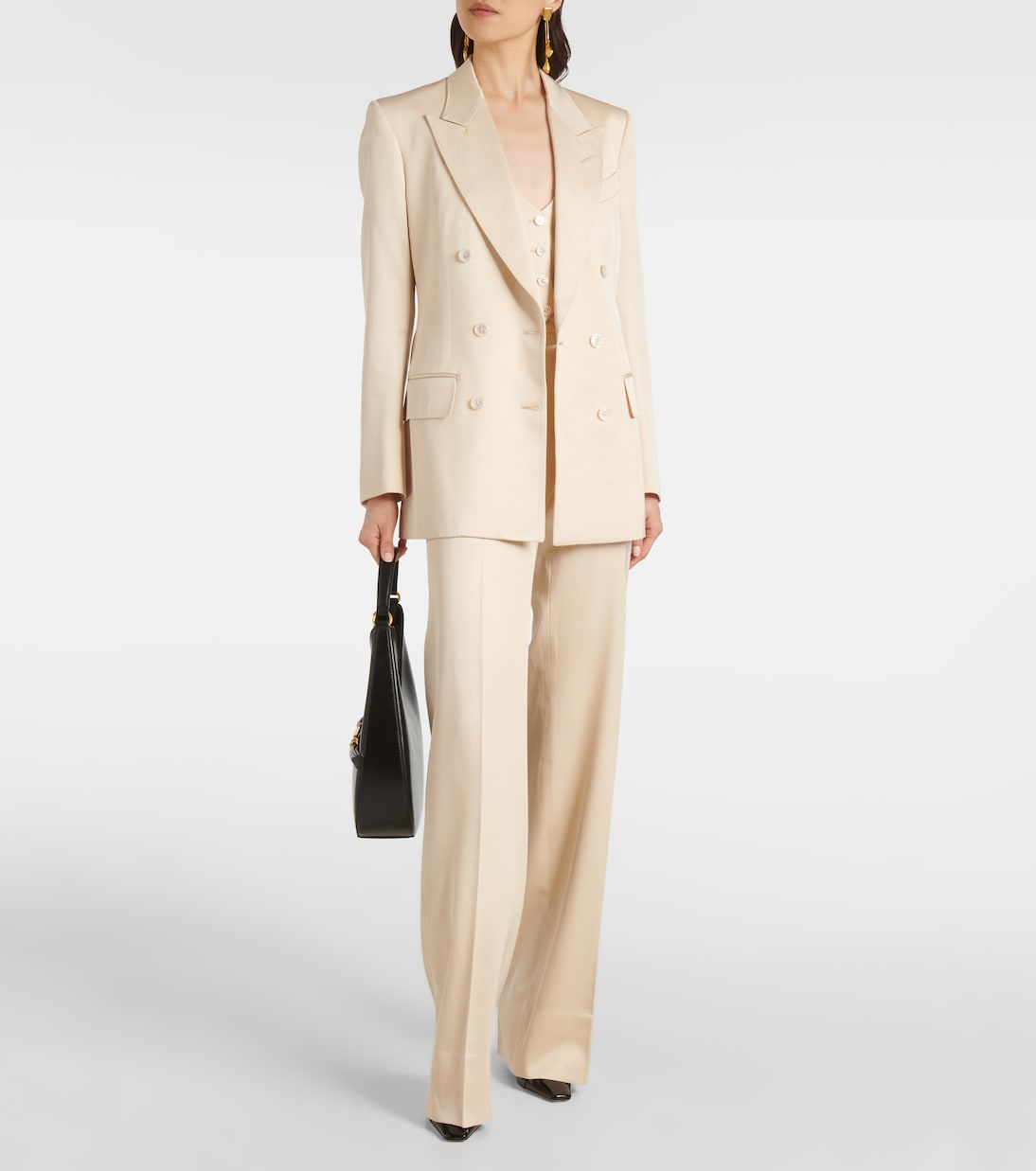 Silk and wool twill vest | Tom Ford