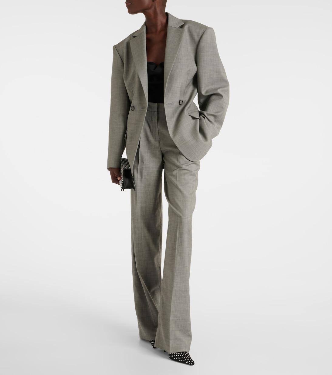 Draped wool-blend corset | Magda Butrym