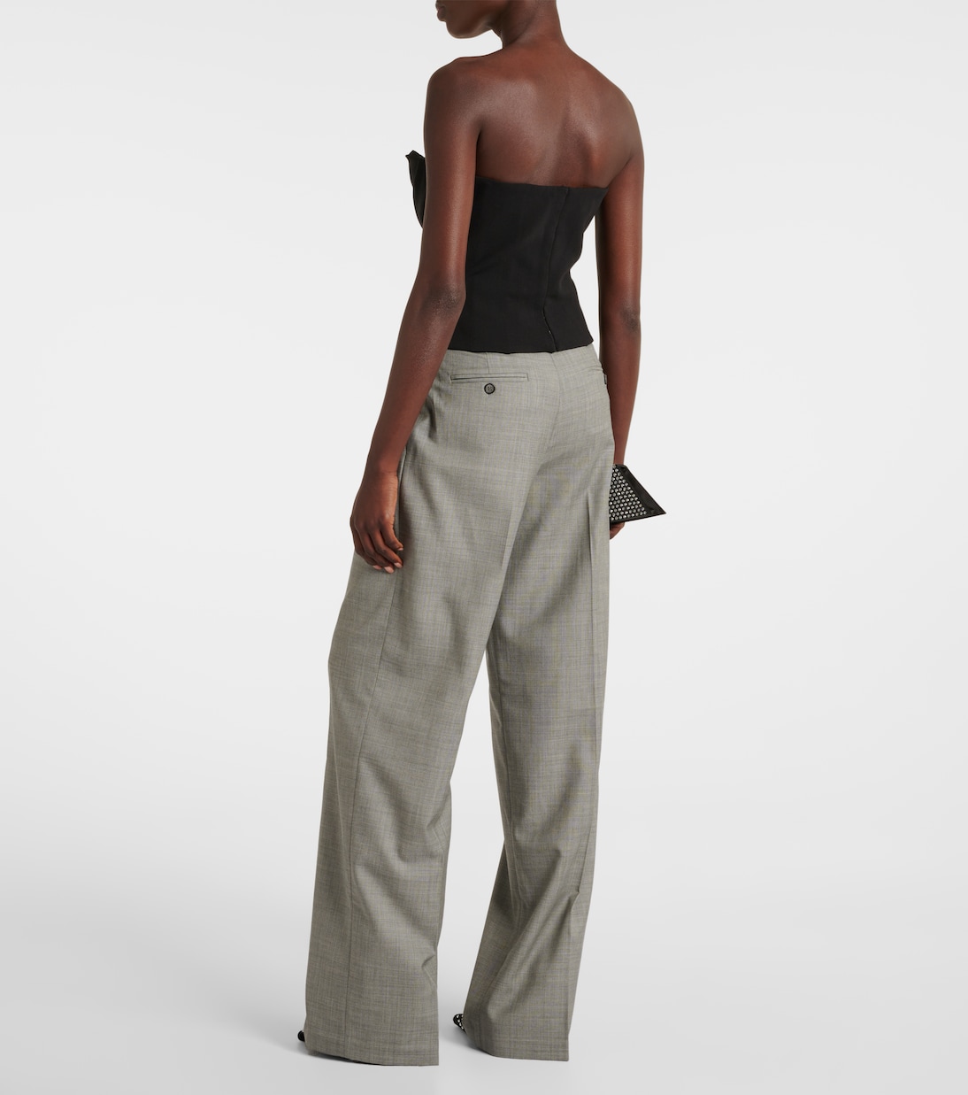 Draped wool-blend corset | Magda Butrym