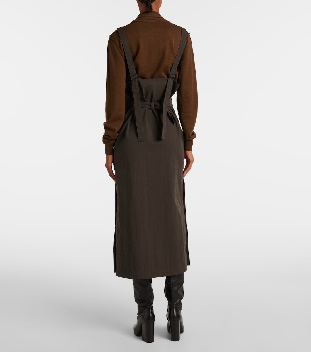 Cotton-blend midi skirt | Lemaire