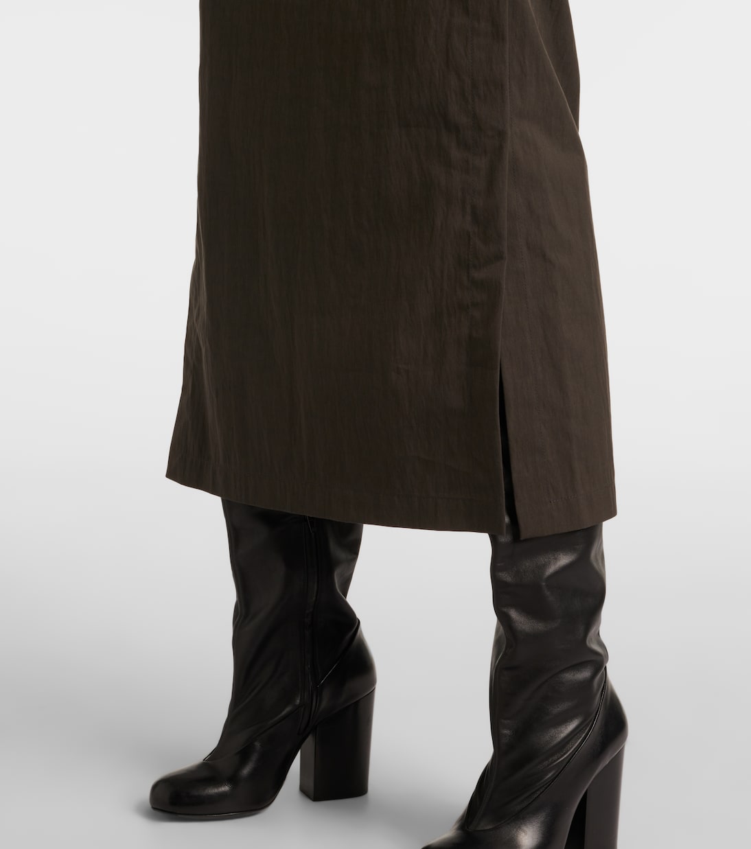 Cotton-blend midi skirt | Lemaire