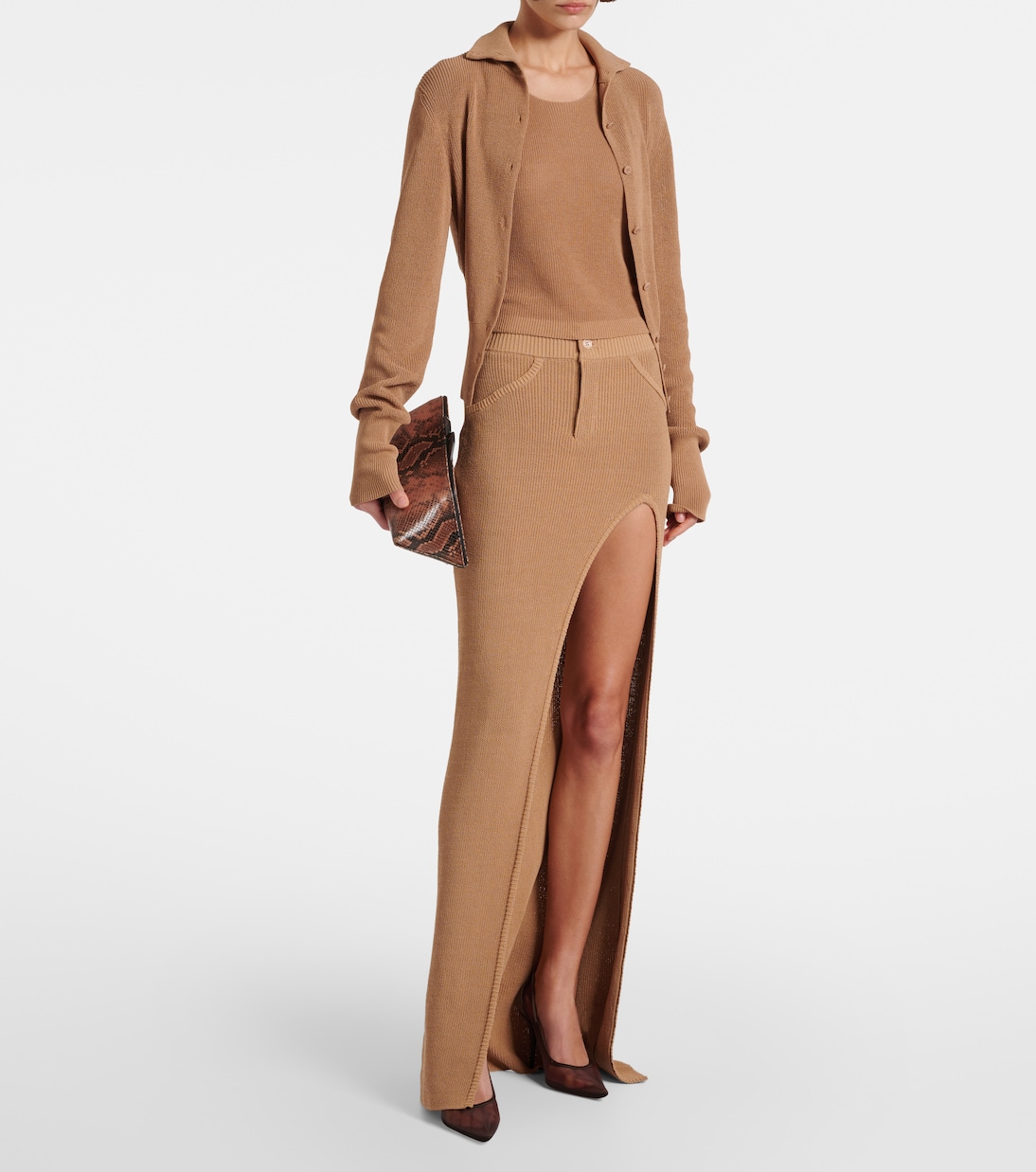 Top in maglia di misto cotone | Aya Muse