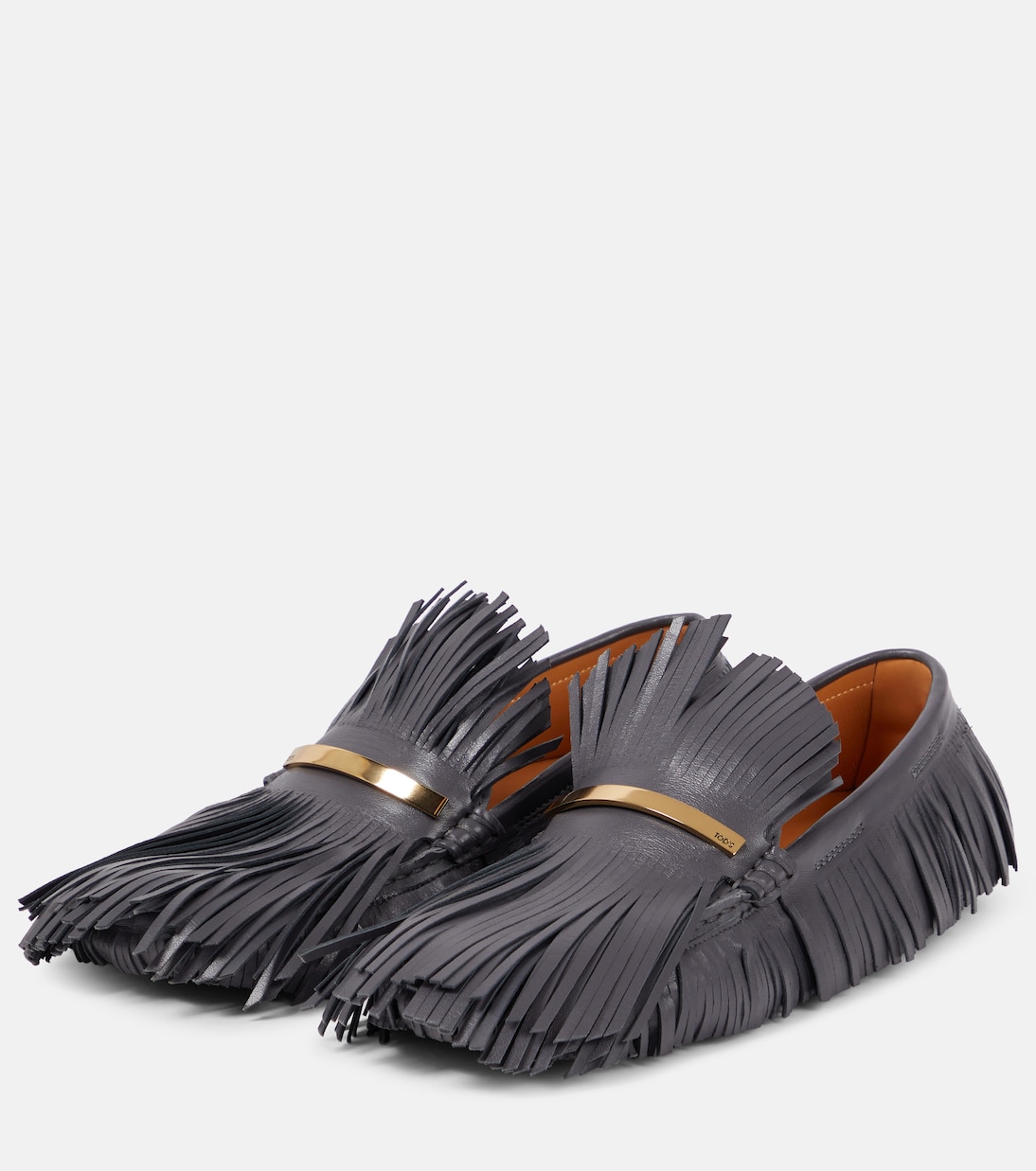 Mocassini Yorky in pelle con frange | Tod's
