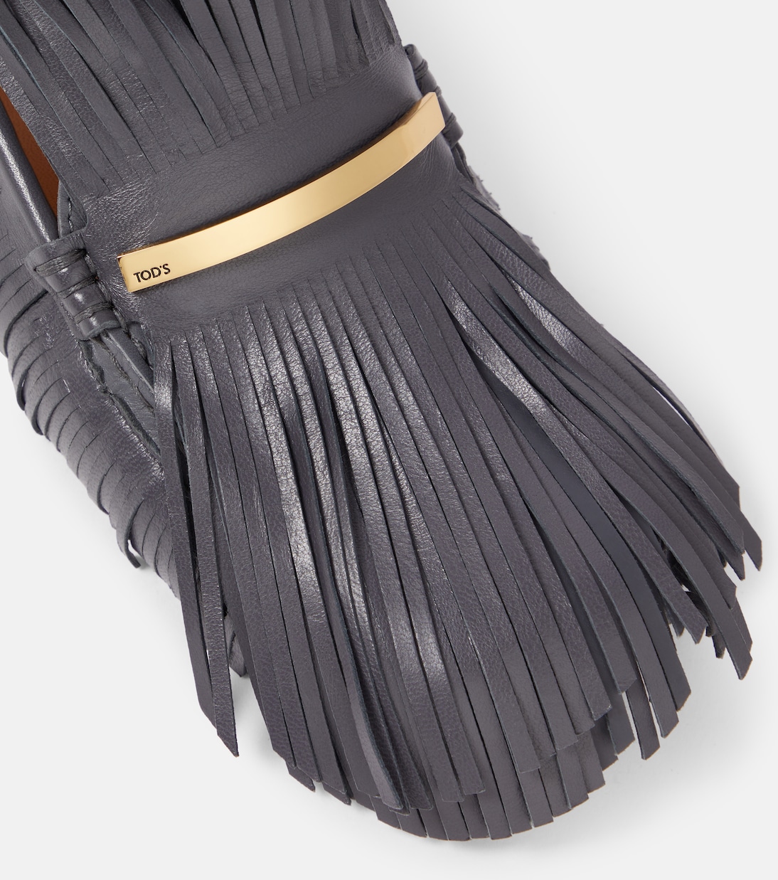Mocassini Yorky in pelle con frange | Tod's