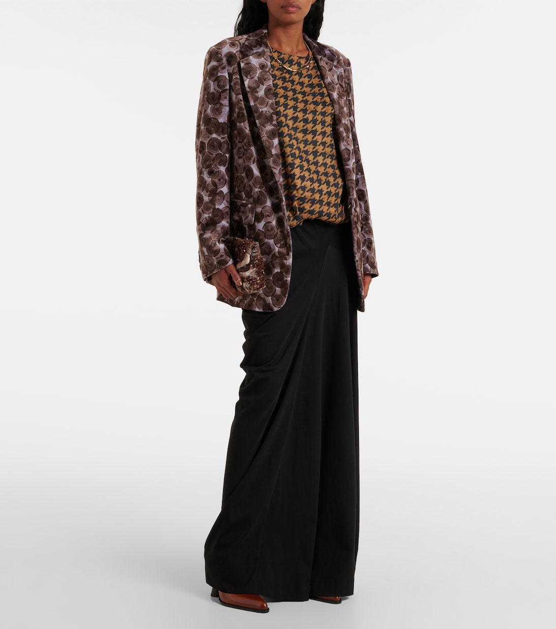 Jupe longue en coton | Dries Van Noten