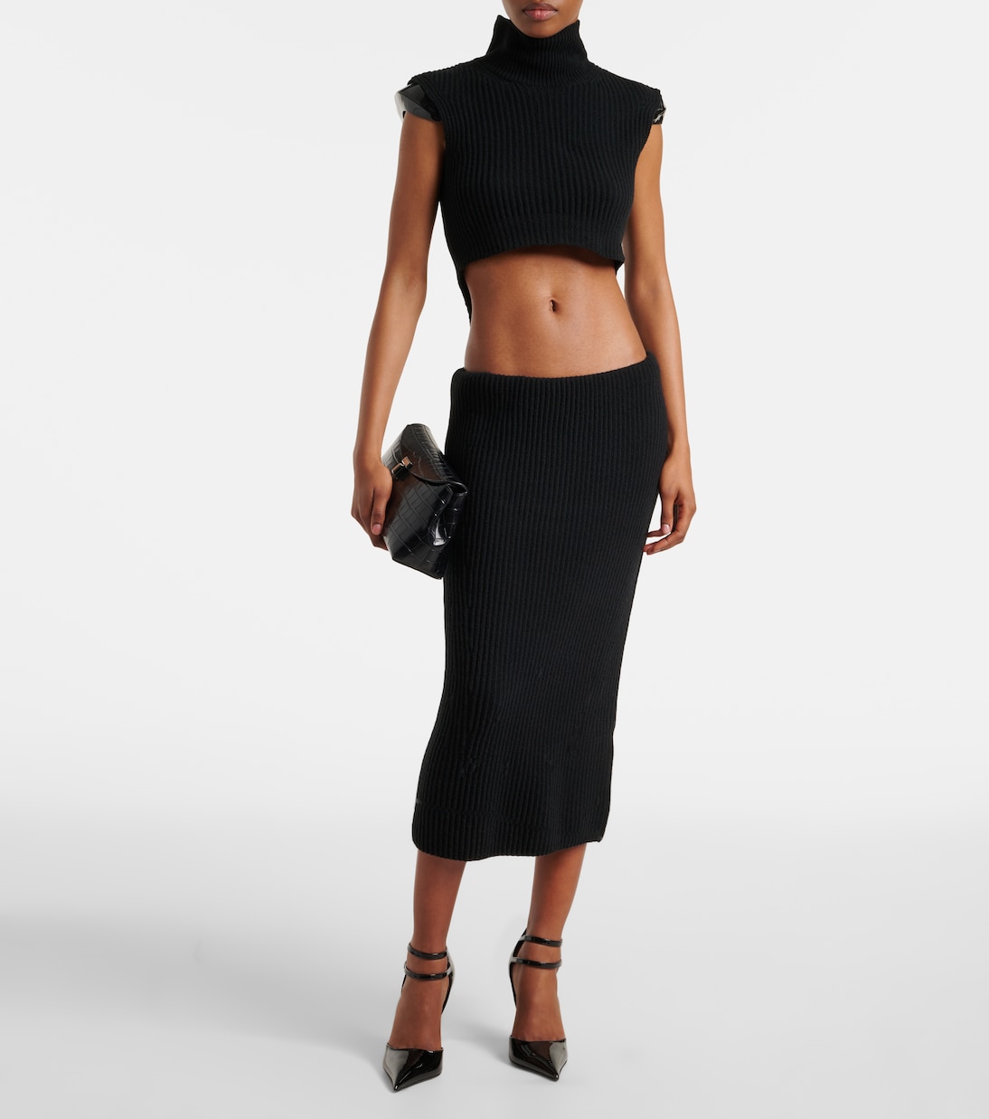 Abito midi Arabba in lana e cashmere | Sportmax