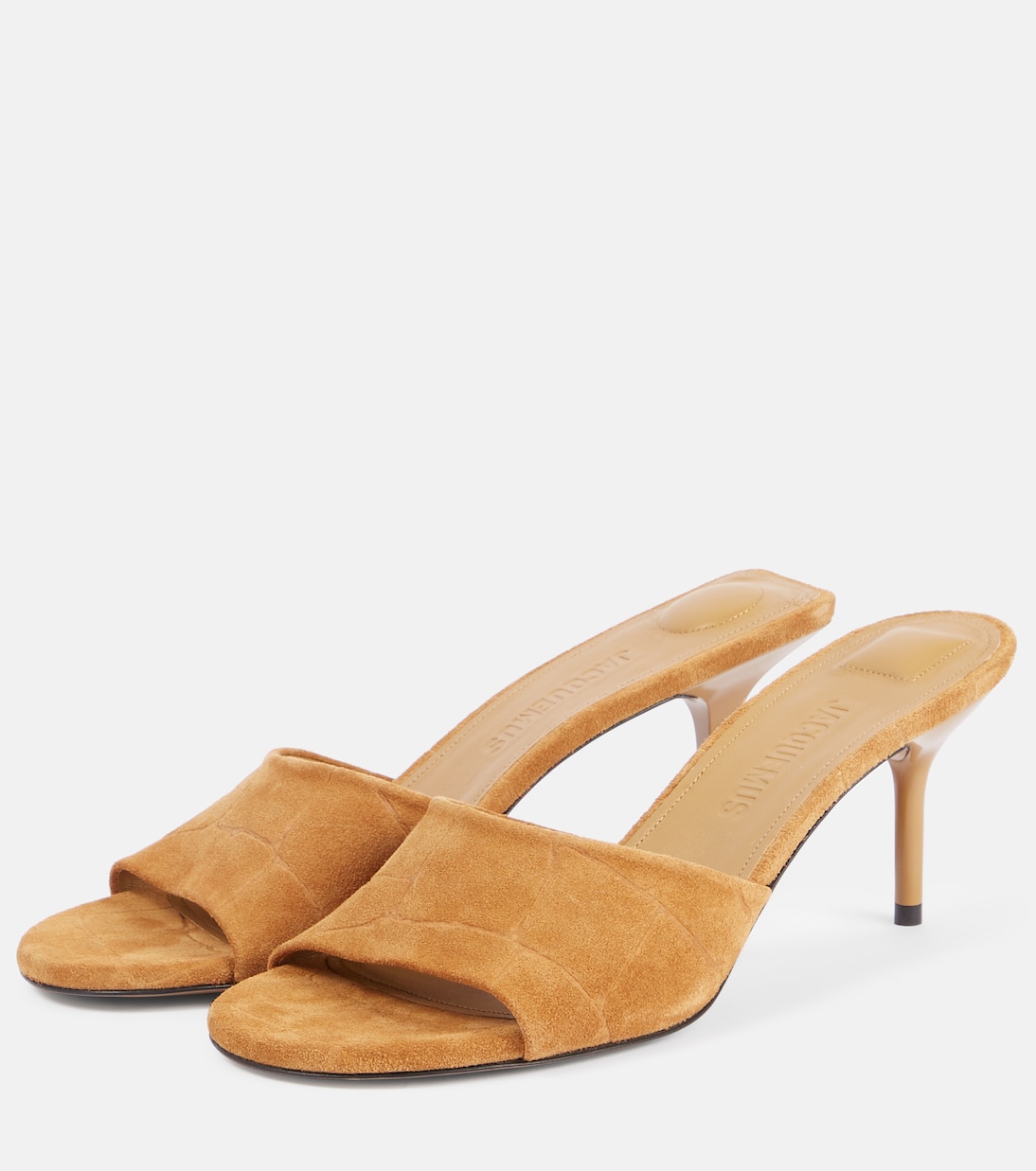 Mules Cubisto 70 en daim | Jacquemus