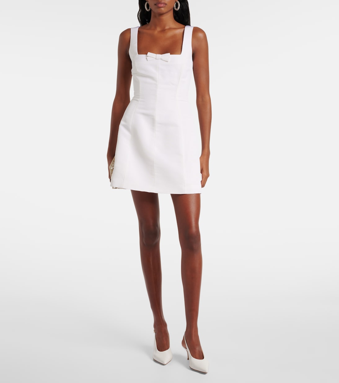 Corinne silk faille minidress | Markarian
