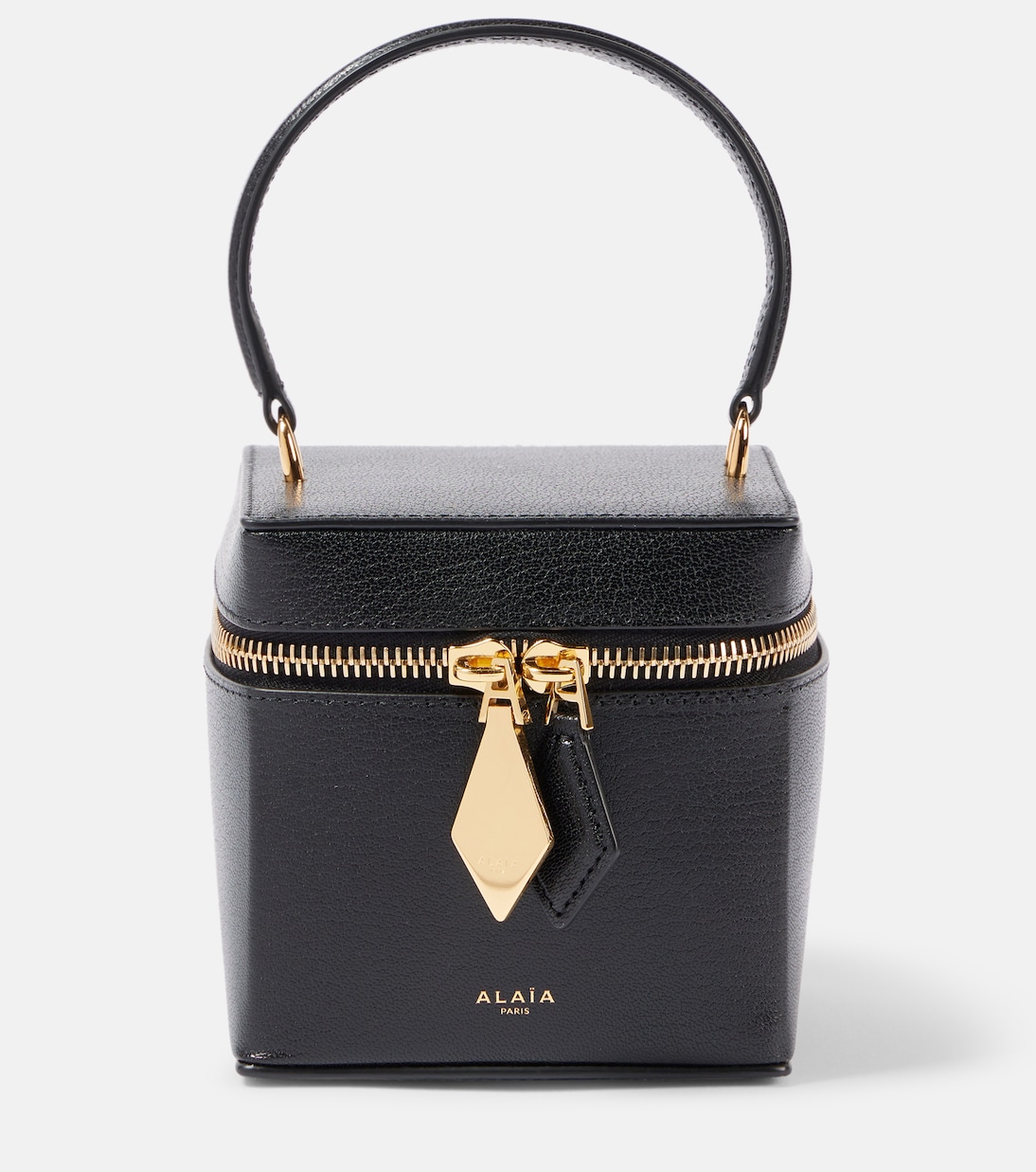 Sac vanity Cube en cuir | Alaïa