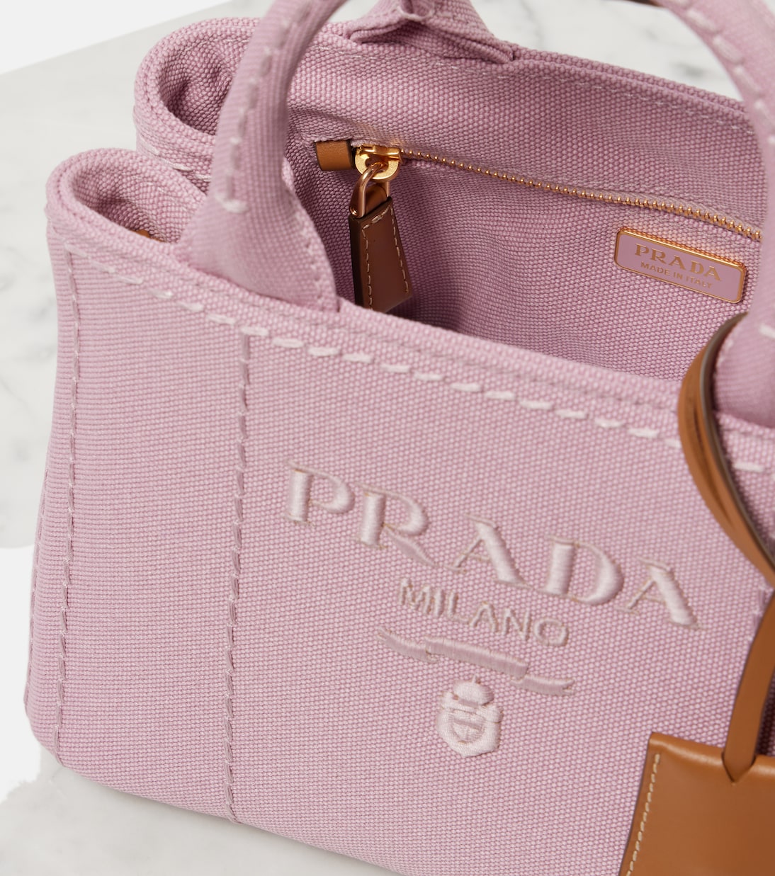 Borsa a spalla Mini in canvas | Prada