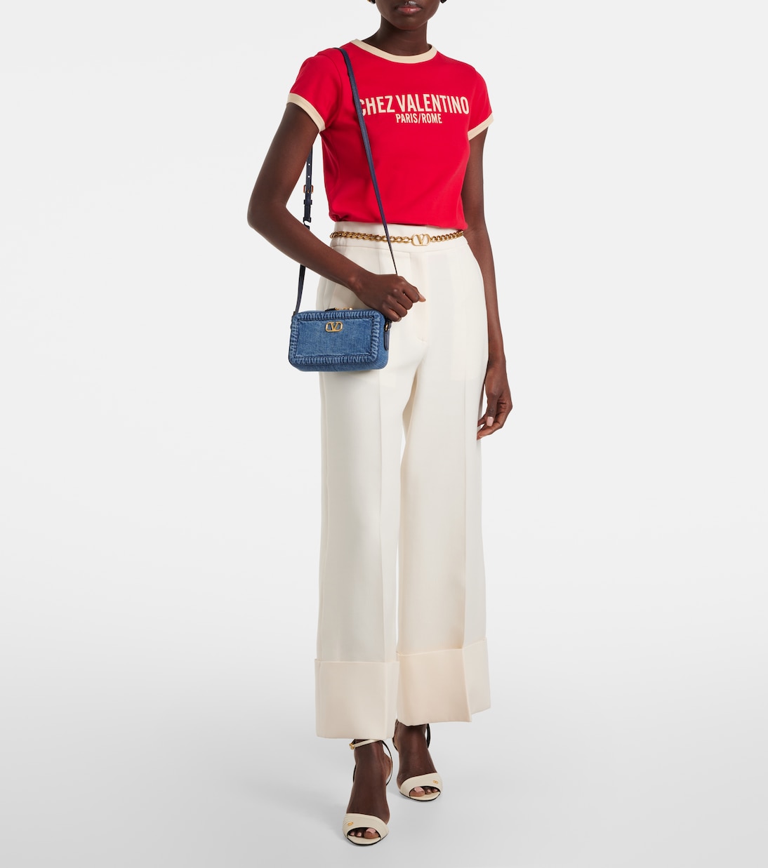 Sac Alltime Mini en jean | Valentino Garavani