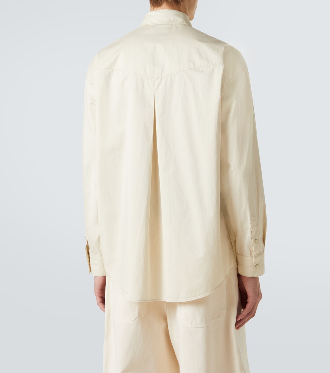 Cotton satin Western shirt | Lemaire