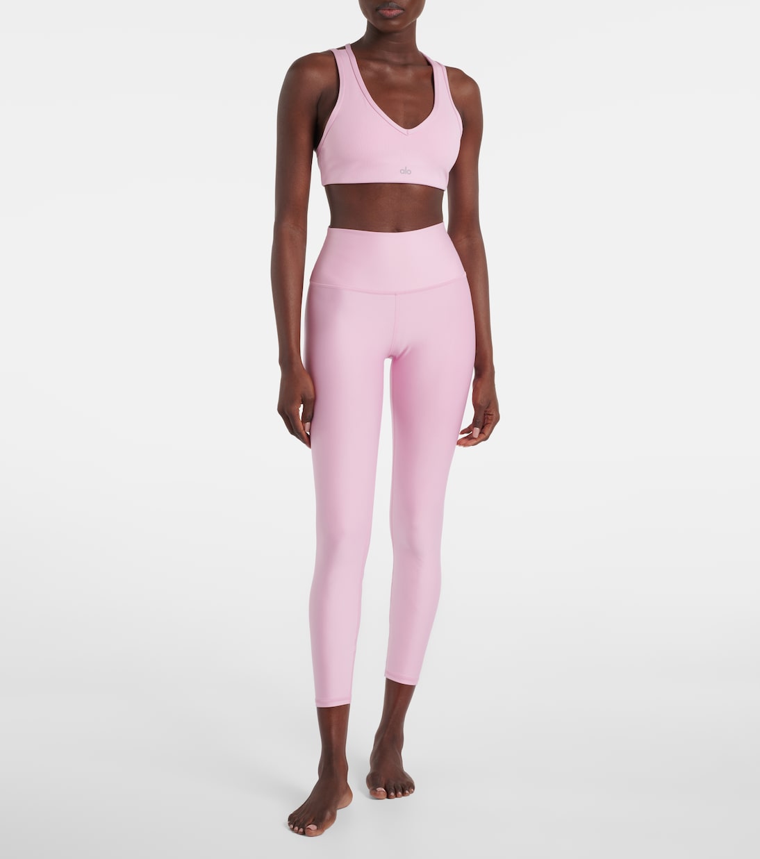 Airlift 7/8 leggings in pink - Alo Yoga | Mytheresa