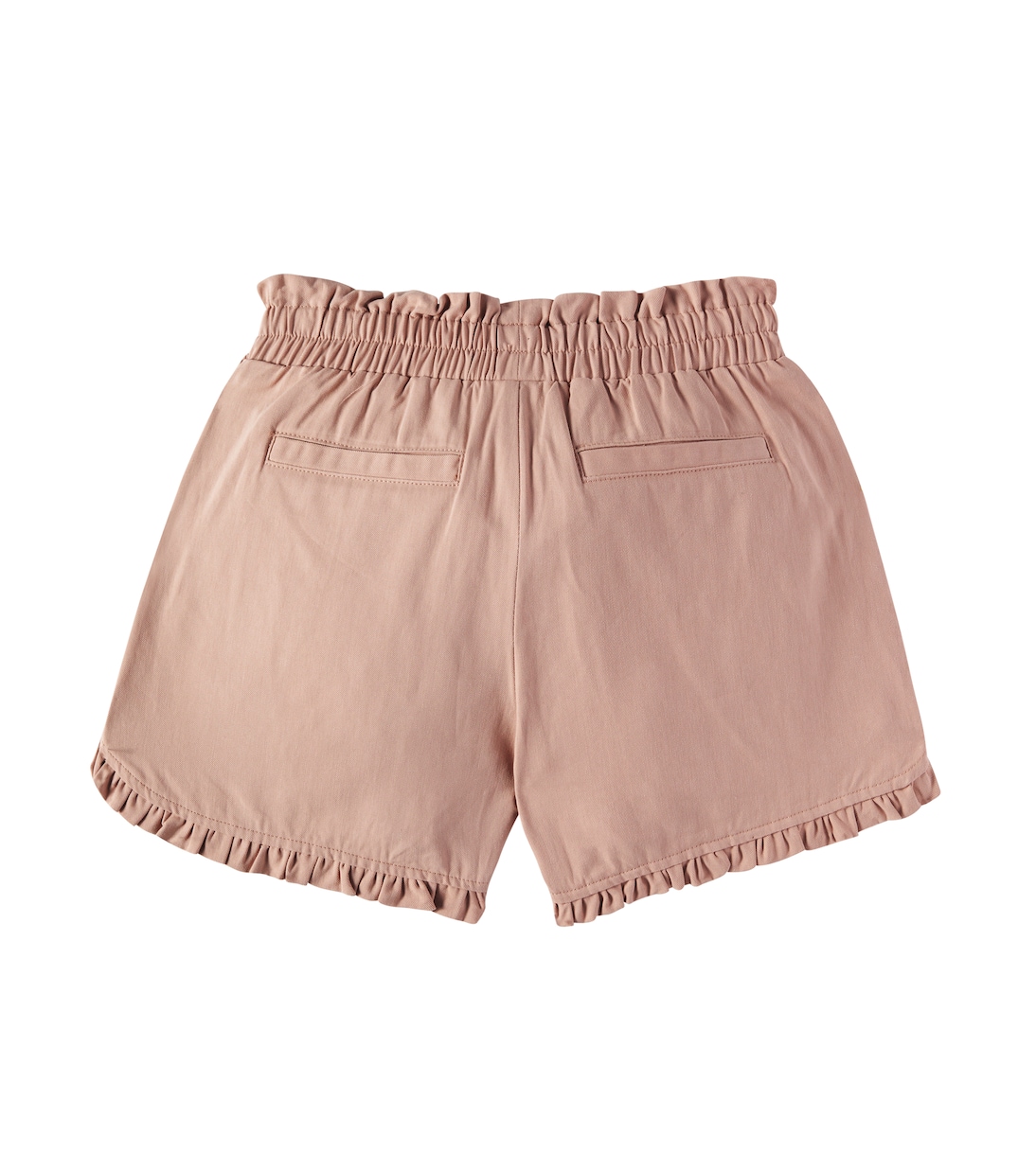 Shorts Niven in misto cotone con volant | Donsje