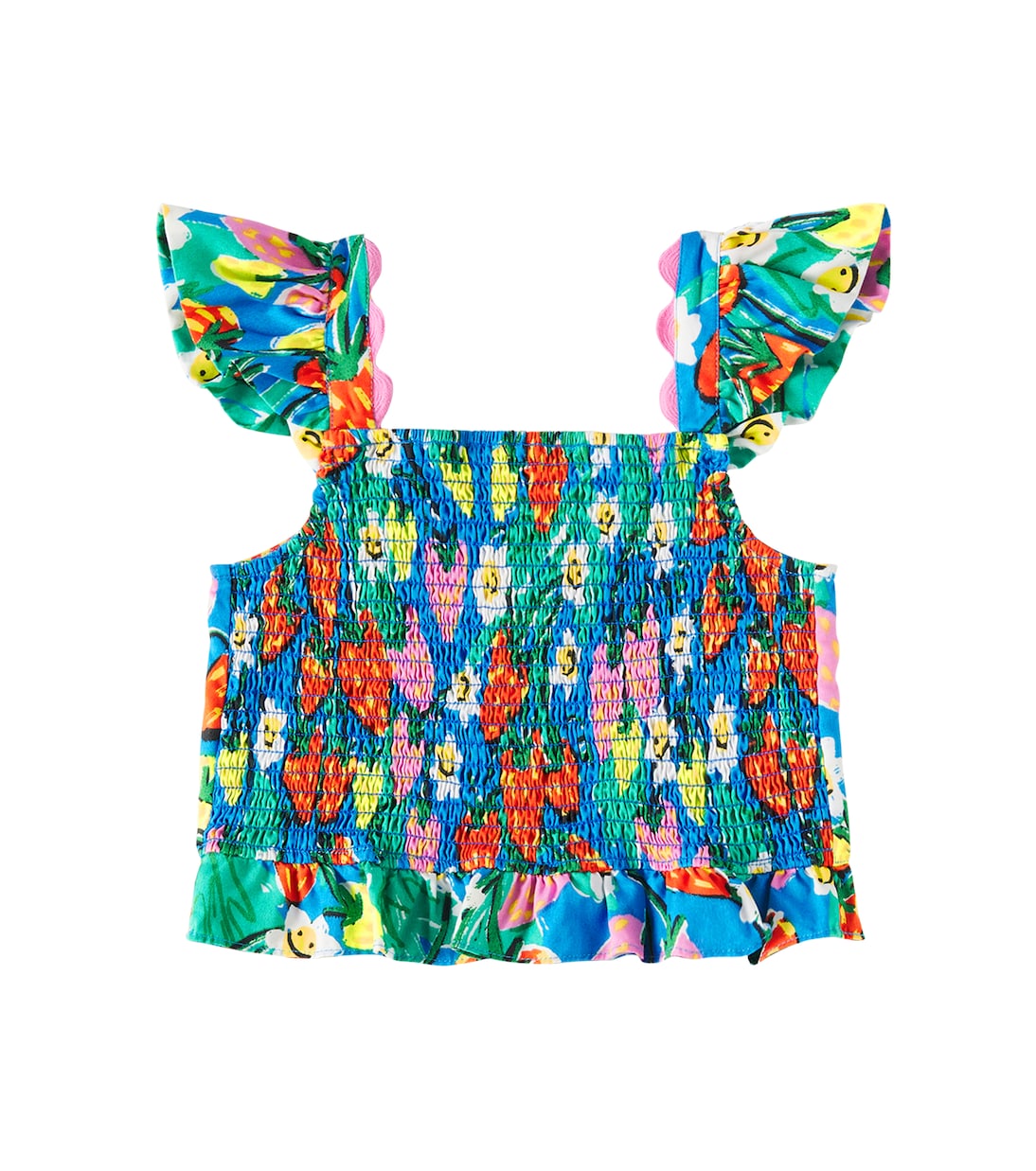 Printed shirred top and shorts set | Stella McCartney Kids