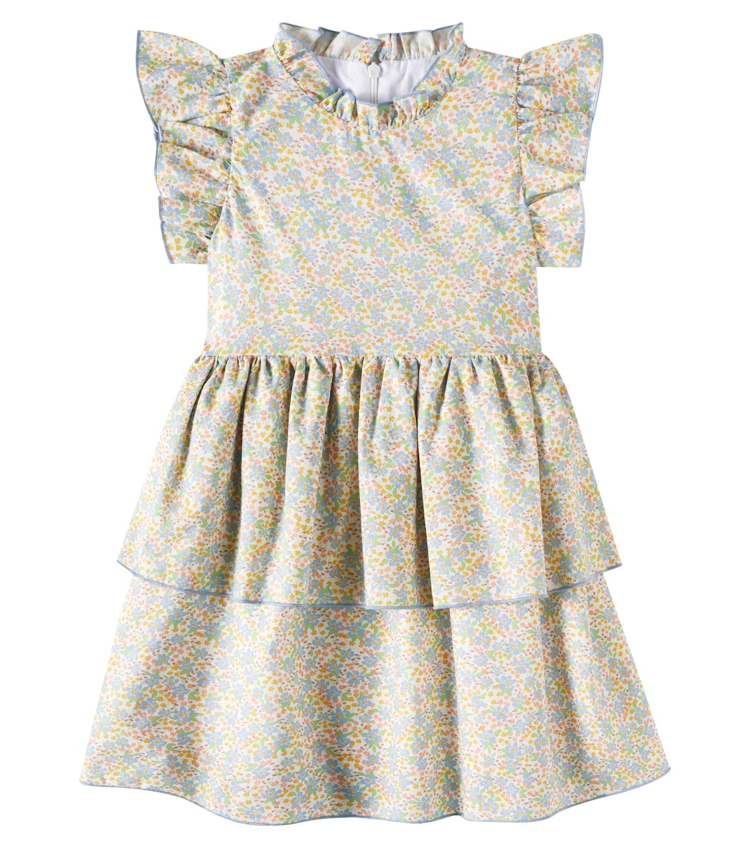 Bedrucktes Kleid Florencia aus Baumwolle | La Coqueta