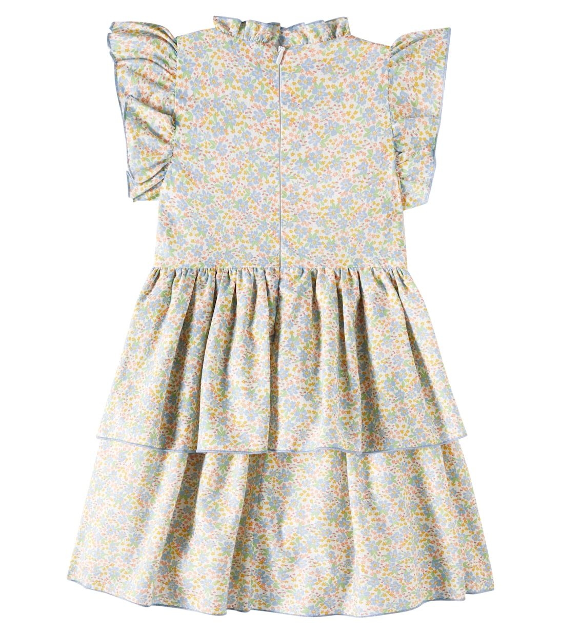Bedrucktes Kleid Florencia aus Baumwolle | La Coqueta