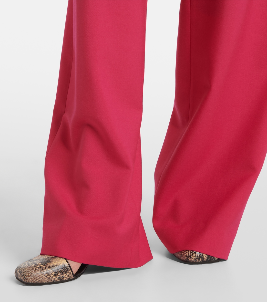 Wool and mohair twill straight pants | Dries Van Noten
