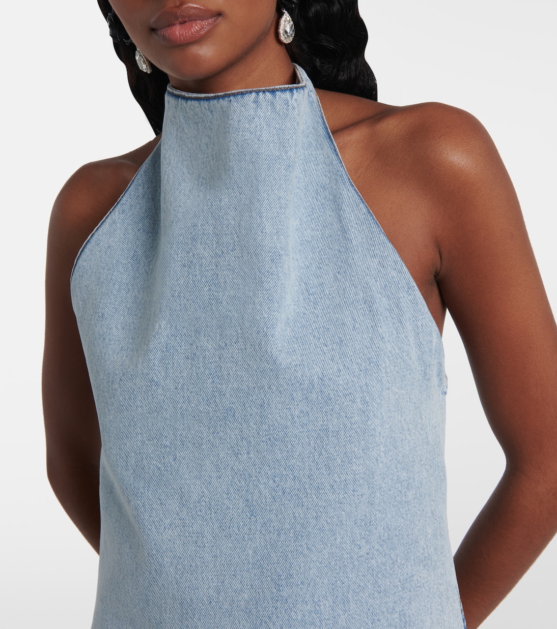 Robe en jean à fleur | Magda Butrym