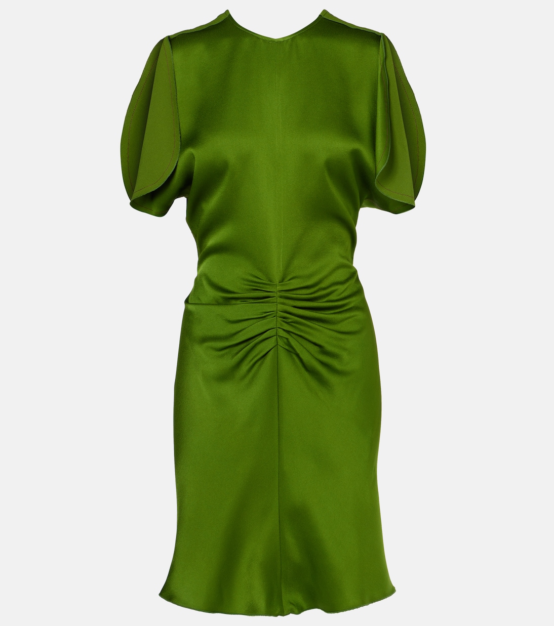 Ruched crêpe minidress | Victoria Beckham