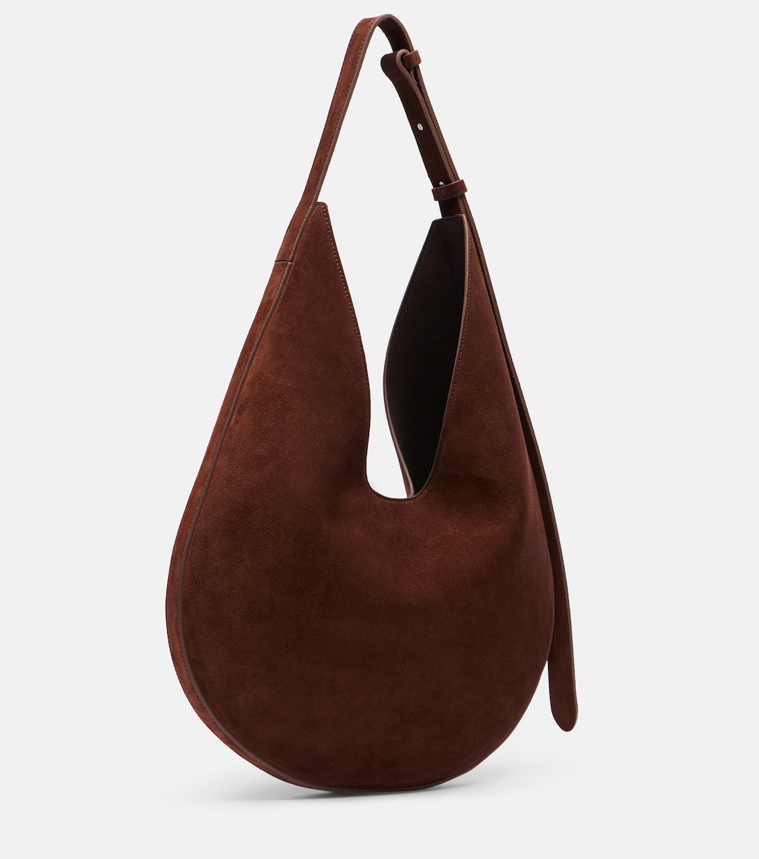 Medium suede shoulder bag | Aesther Ekme