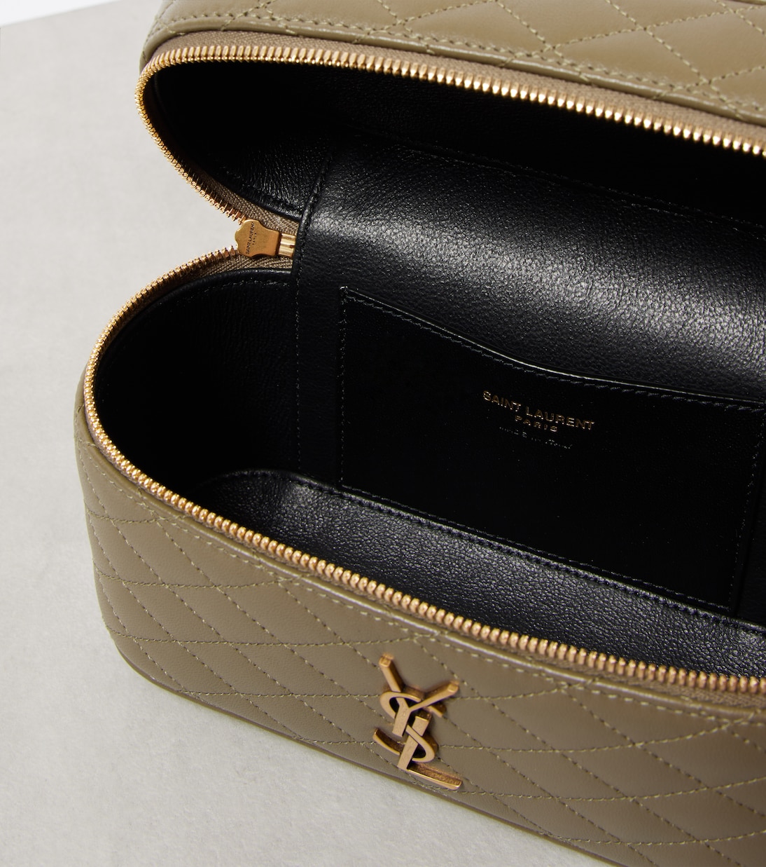 Gaby Cassandre quilted leather vanity bag | Saint Laurent