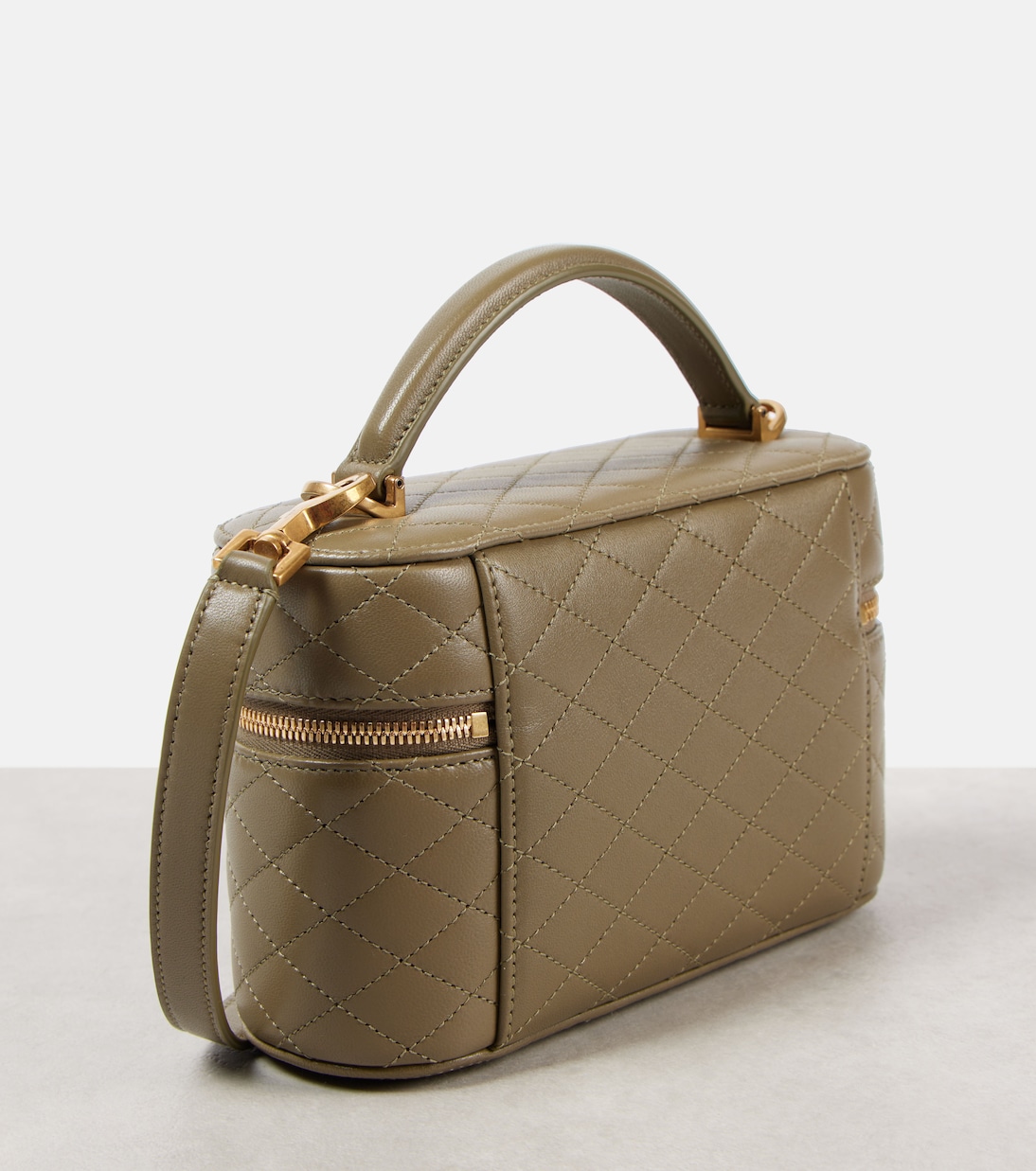 Gaby Cassandre quilted leather vanity bag | Saint Laurent