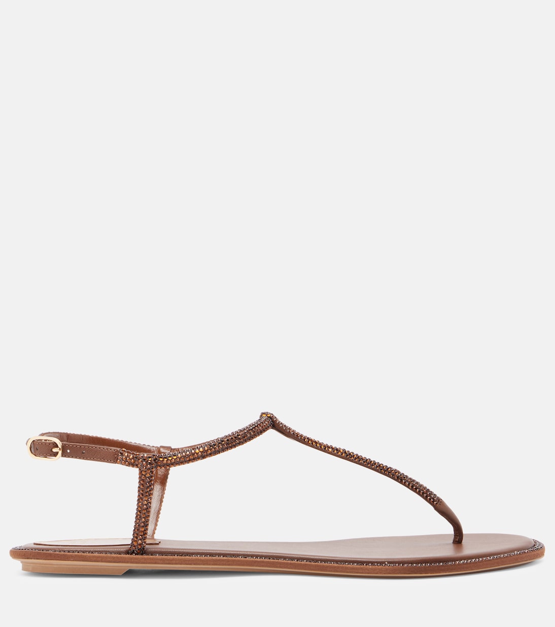 Diana embellished satin thong sandals | Rene Caovilla