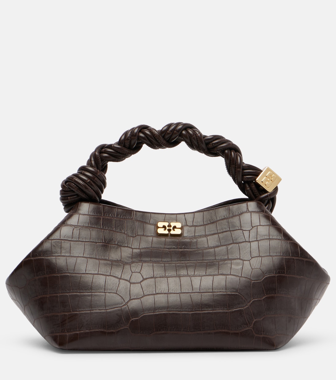 Sac Bou Small en cuir embossé | Ganni