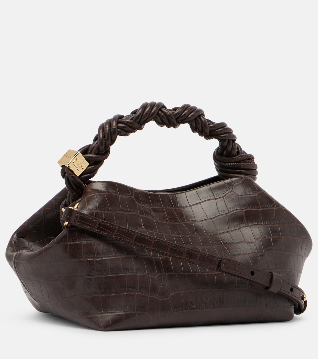 Sac Bou Small en cuir embossé | Ganni