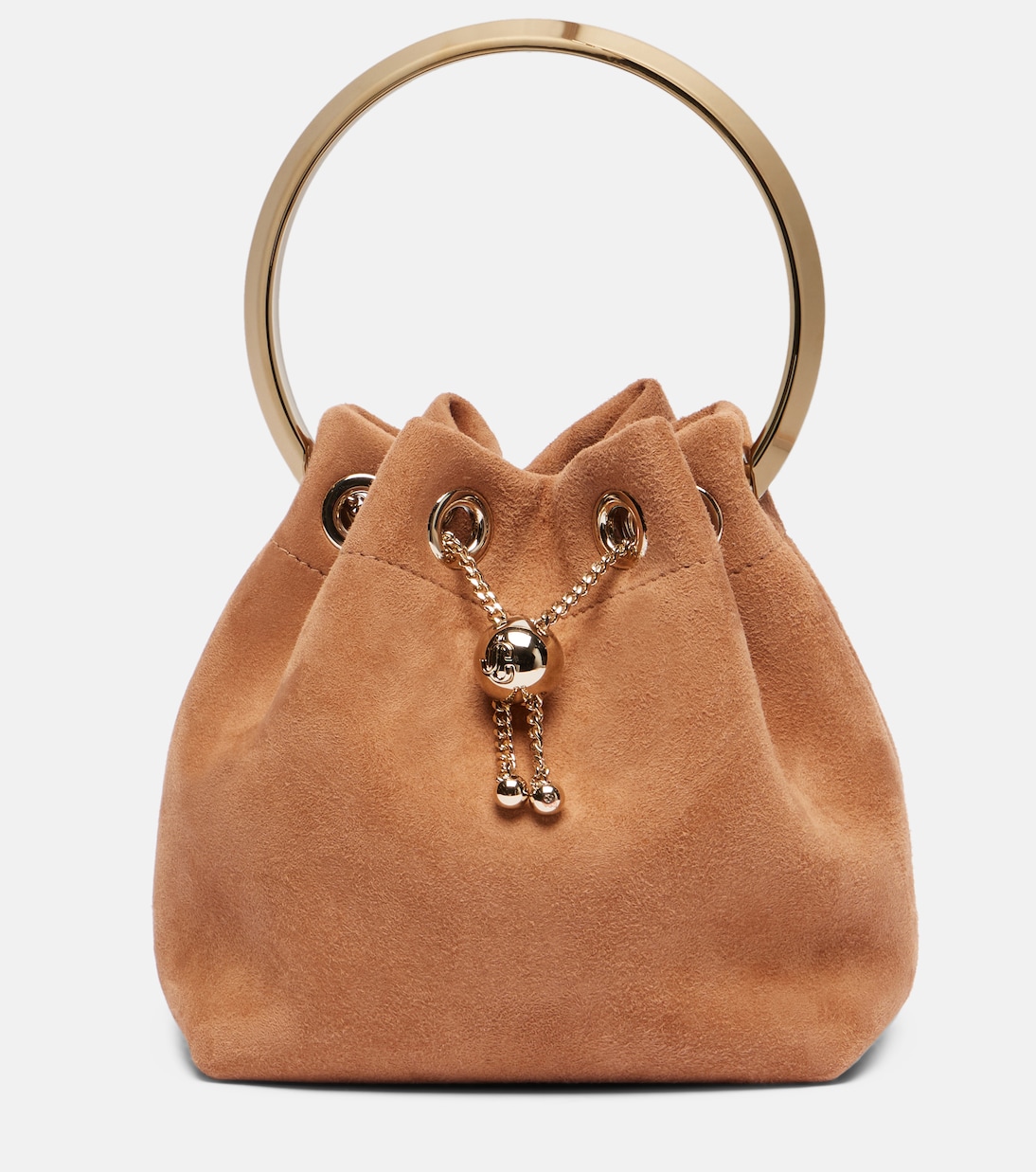 Bon Bon Small suede tote bag | Jimmy Choo