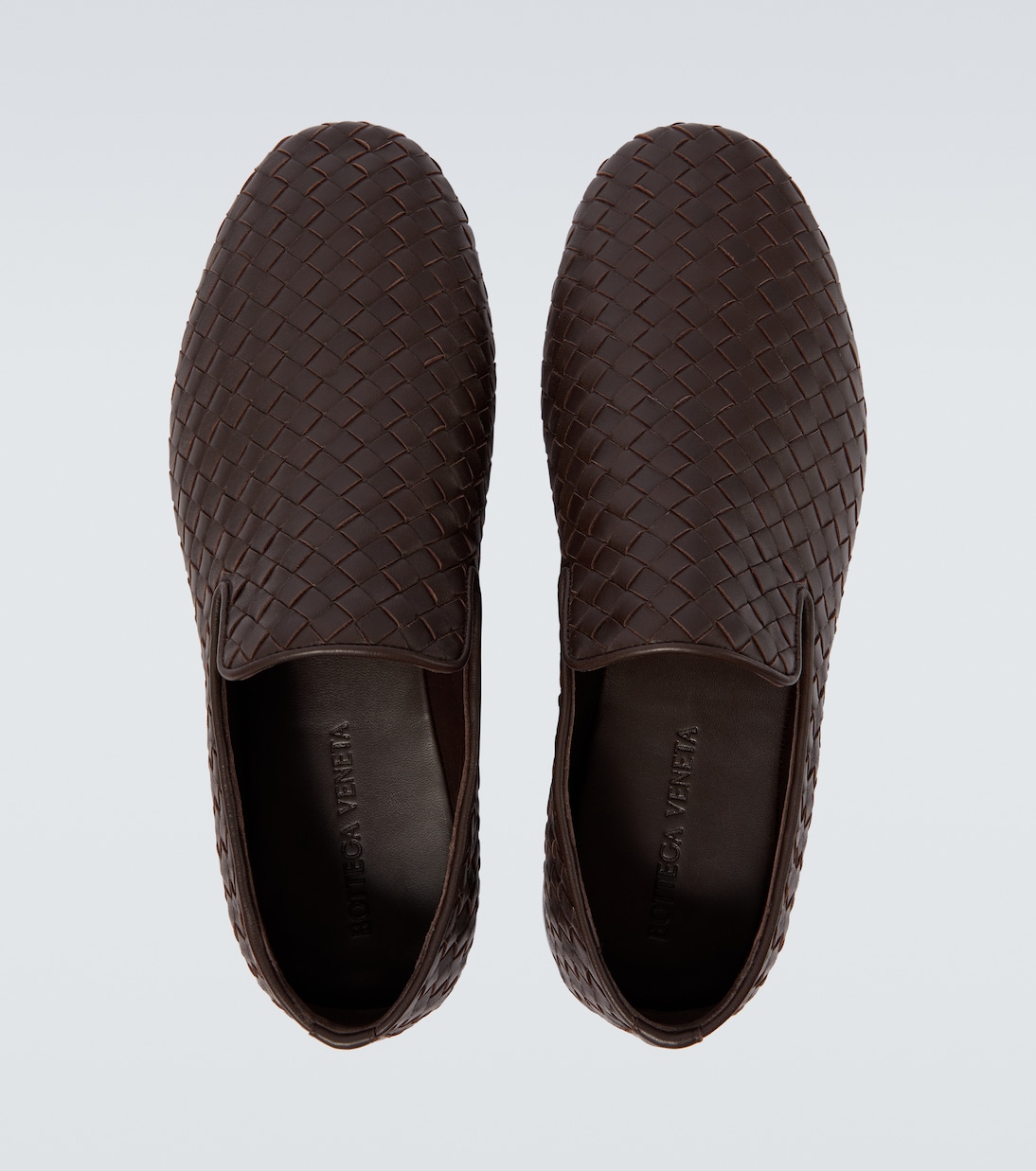 Sunday Intrecciato leather slip-on shoes | Bottega Veneta