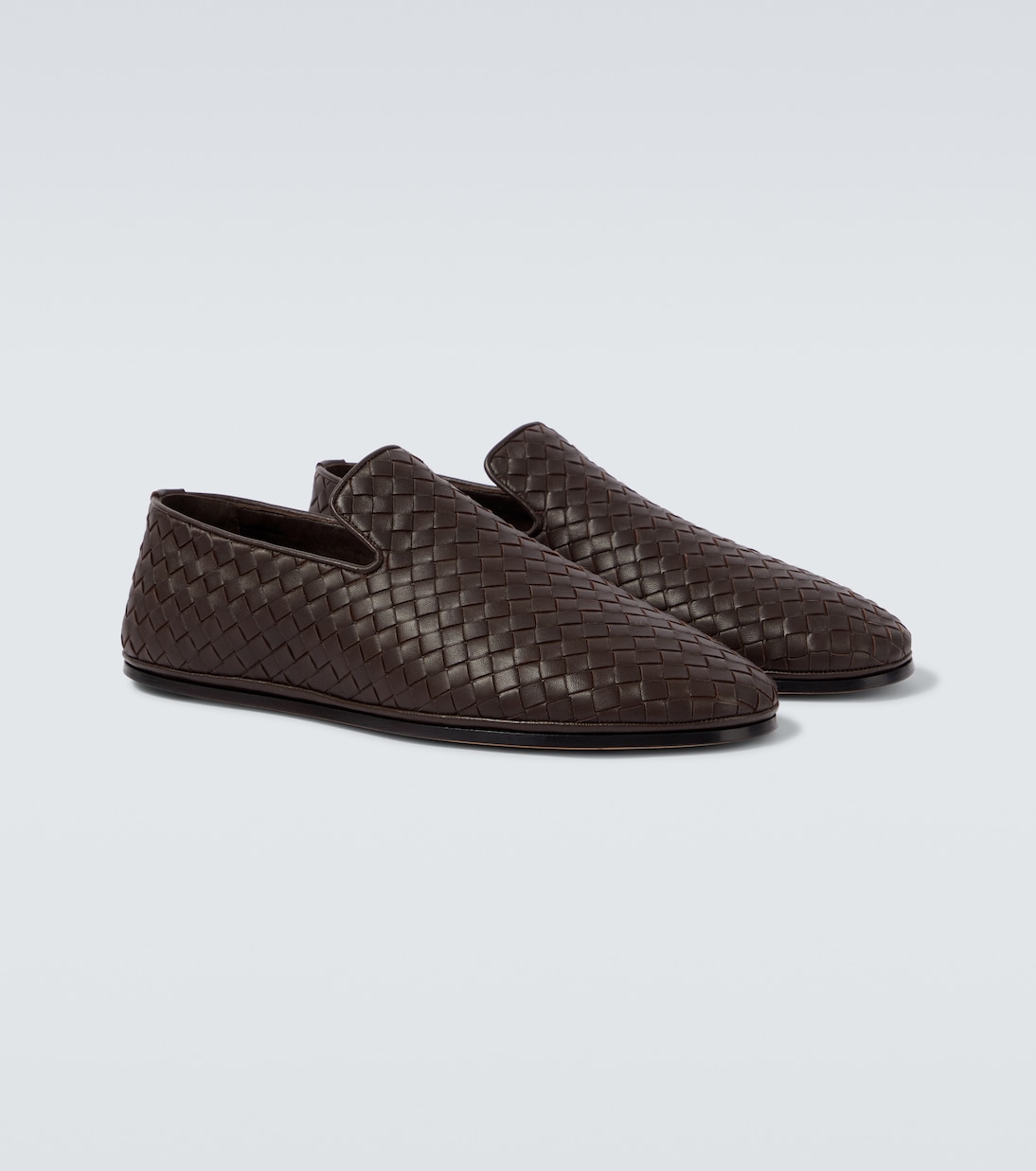 Sunday Intrecciato leather slip-on shoes | Bottega Veneta
